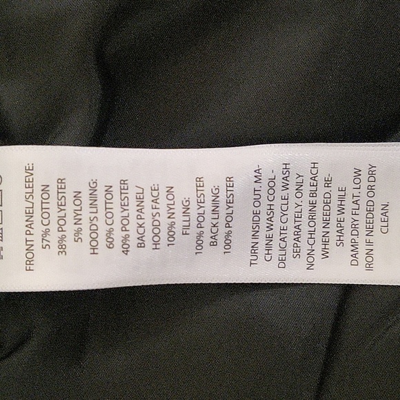 Max Studio Long Black Hooded Lightweight Quilted Back Knit Coat - Size XS - Picture 7 of 8